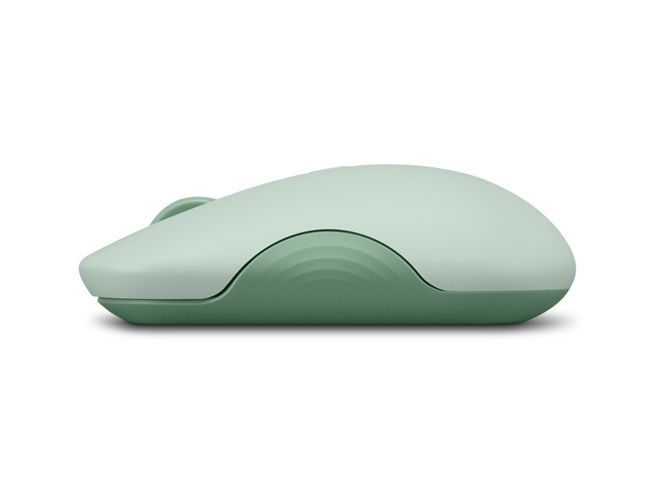 Lenovo 350 Bluetooth Silent Mouse Breeze Moss מבט צד