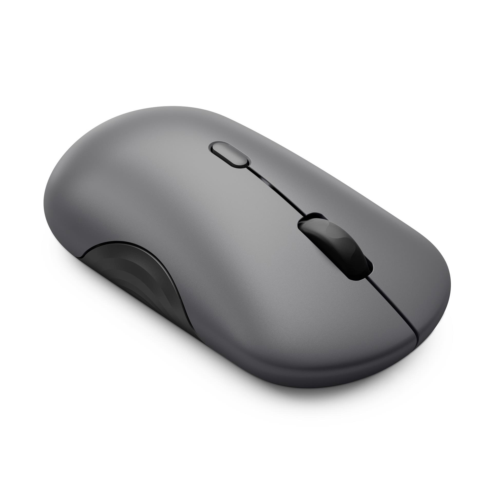 Lenovo 700 Multi-Device Wireless Silent Mouse Luna Grey מבט צד