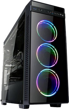 מארז גיימינג HERO RGB TYPE-C Header