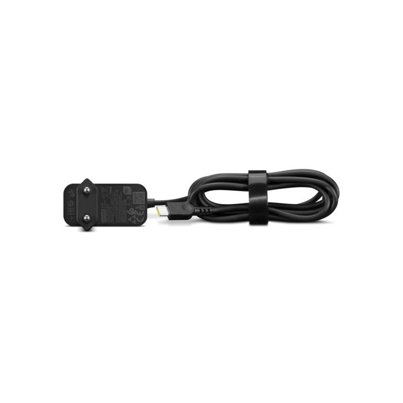 Lenovo USB-C 65W Wall Adapter מבט צד