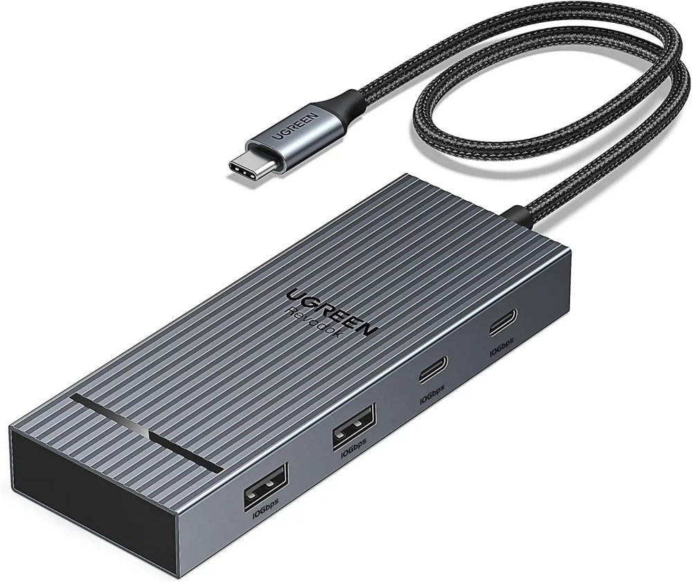 תחנת עגינה UGREEN 7 ב-1 2xHDMI 100W 45365