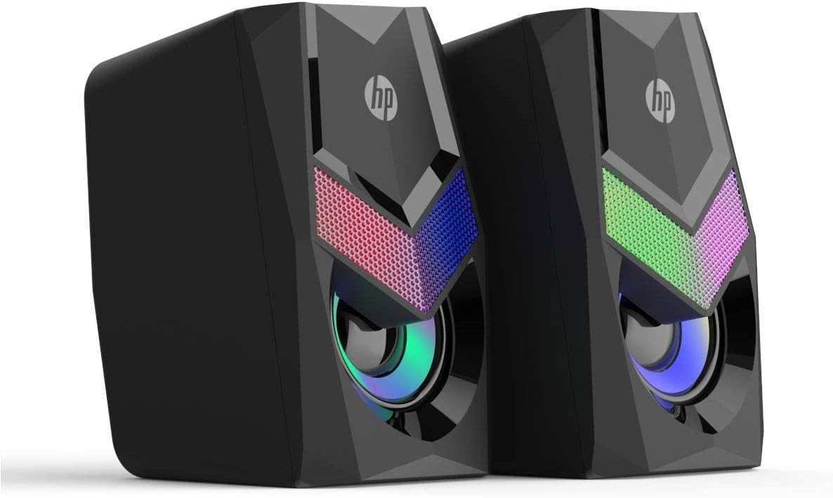 רמקולים גיימינג למחשב עם תאורת RGB אחורית HP DHE-6000