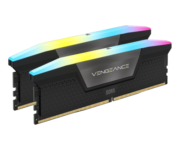 זכרון לנייח Corsair Vengeance RGB 32GB 2X16 DDR5 5600MHZ CL36