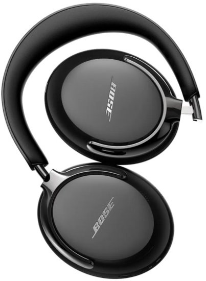 אוזניות Over-Ear‏ אלחוטיות עם ביטול רעשים Bose QuietComfort Ultra 2nd Gen - צבע שחור