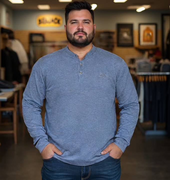 סווטשירט שינה מבד וואפל 100 % כותנה בד נעים מאוד צבע כחול עם כיס בשרוול