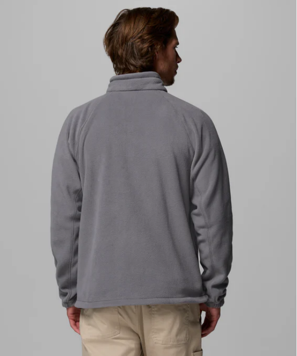 מעיל פליס  COLUMBIA לגברים - Fast Trek Full Zip צבע אפור