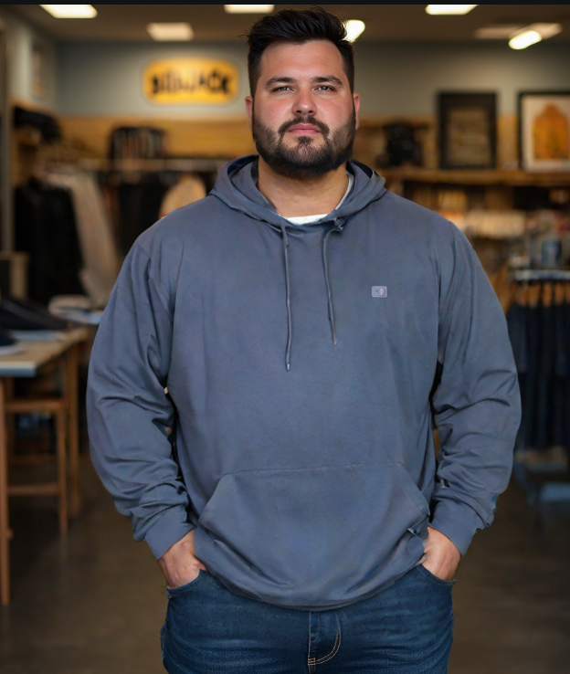 קפוצ'ון דק הודיס בד  מיוחד וואפל צבע כחול נייבי כהה