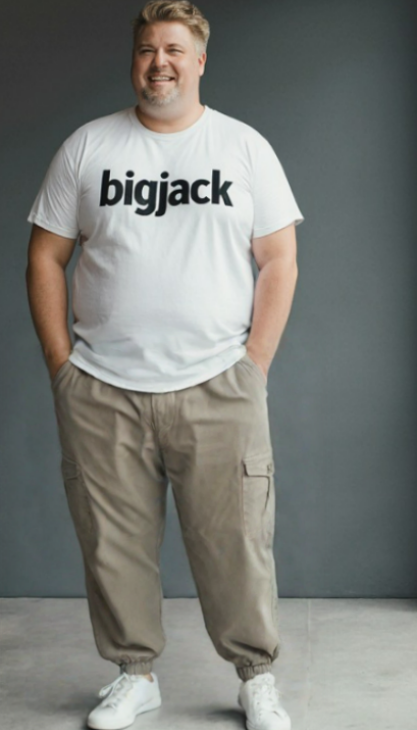 מכנס קרגו /ג'וגר דגמ"ח עם גומי צבע בג'