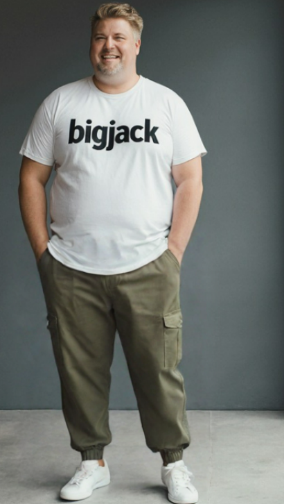 מכנס קרגו /ג'וגר דגמ"ח עם גומי צבע ירוק