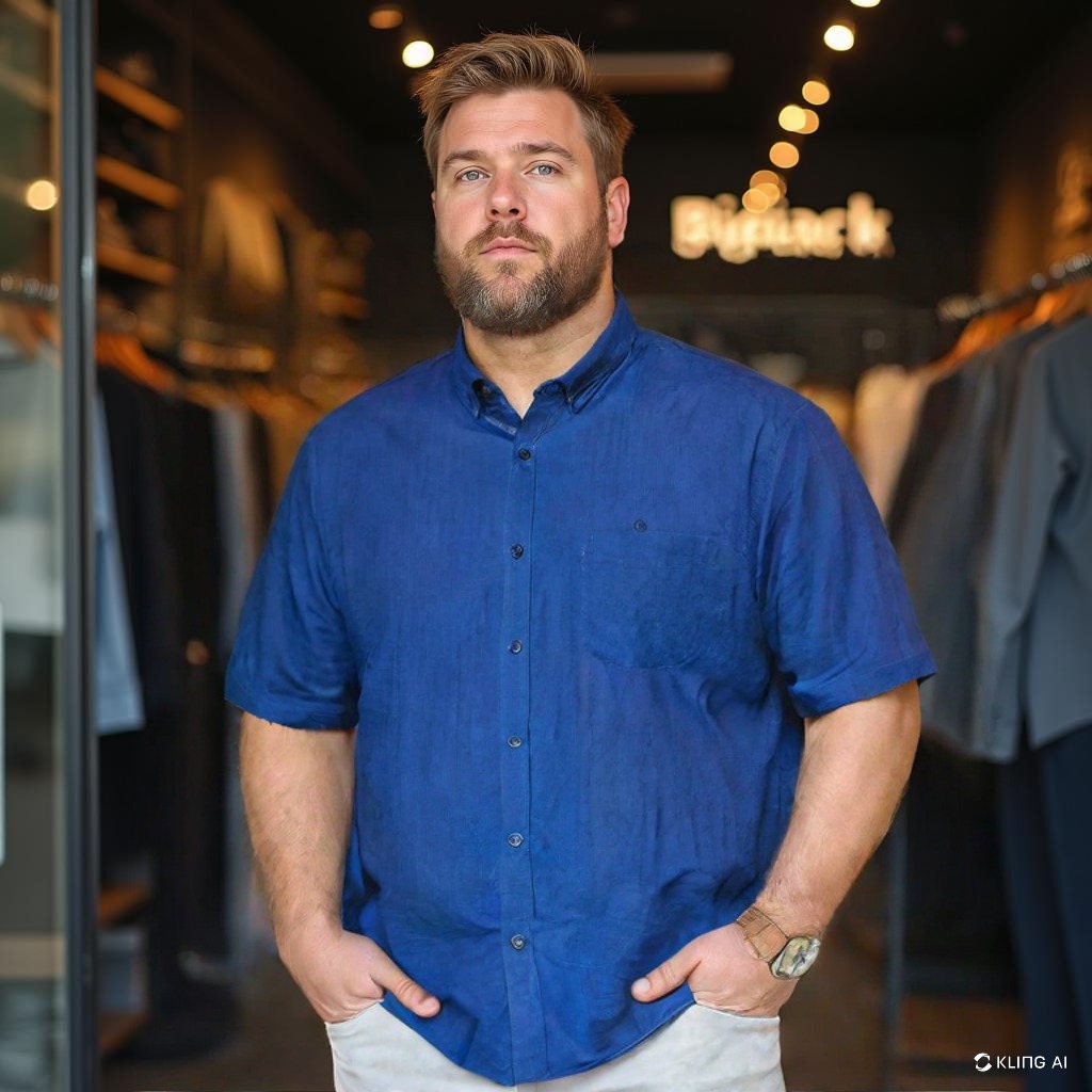 חולצה מכופתרת שרוול קצר בלי כיס