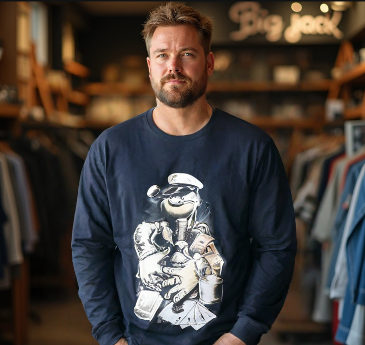 סווטשירט מטריקו כחול נייבי