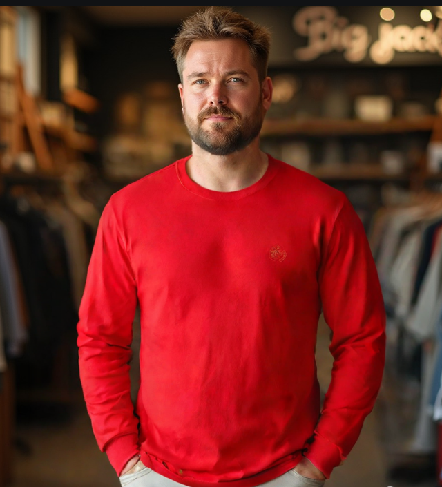 חולצת טריקו חלק ניקי 100 % כותנה בורדו