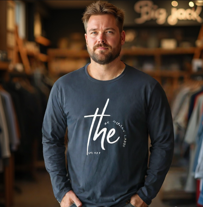 חולצת טריקו ניקי שחור עם הדפס