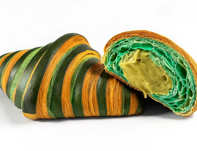 קרואסון חמאה במילוי קרם פיסטוק