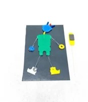 ליצן מרקד על מגנט